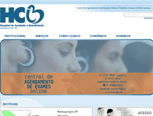 Tablet Screenshot of hcb.com.br